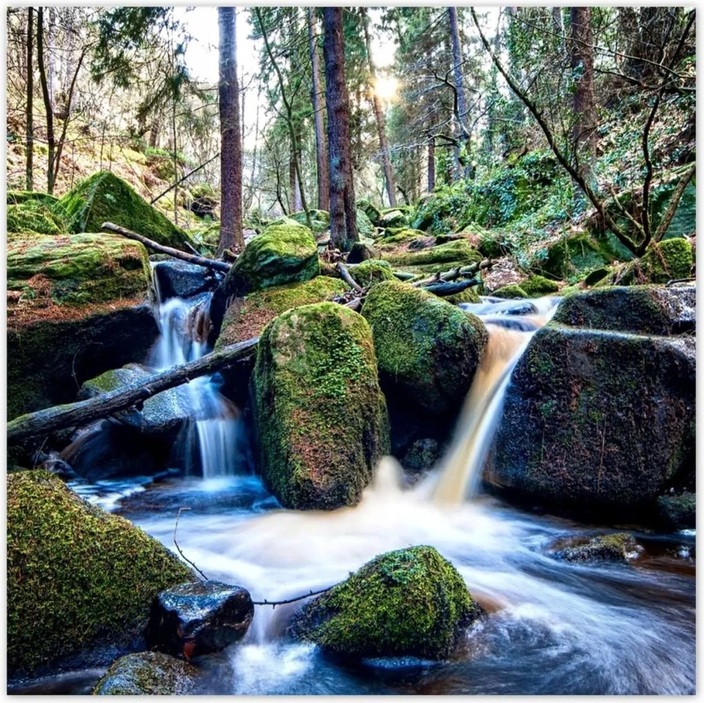 Poszterek 140x140 Hegyi patak Tájkép