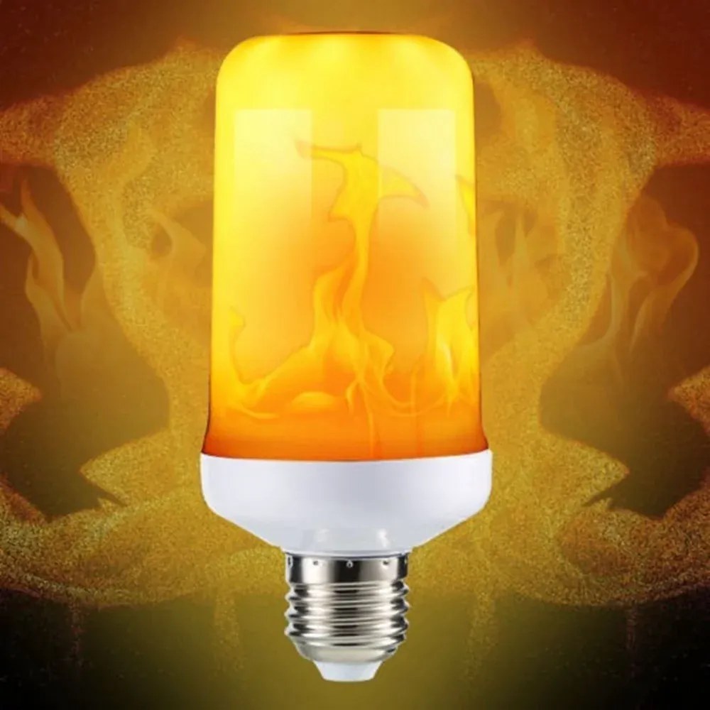 Zaparkorun LED izzó HYO-2, 5W - lángokat imitáló - orange