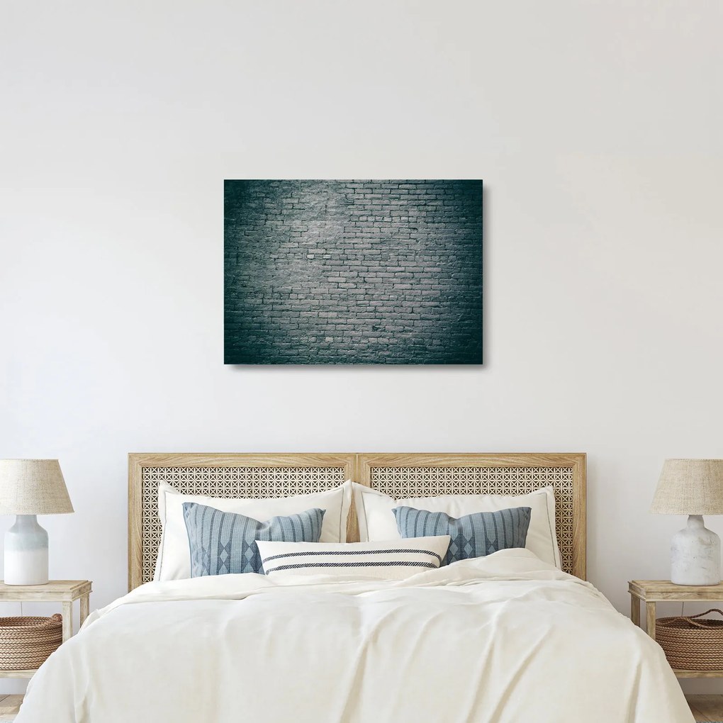 Téglafal képe (üvegen) (70x50 cm)