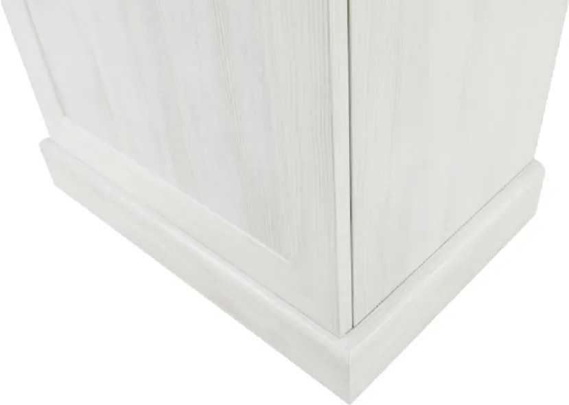 vitrines szekrény, északi sosna/vadtölgy, ROYAL W1D