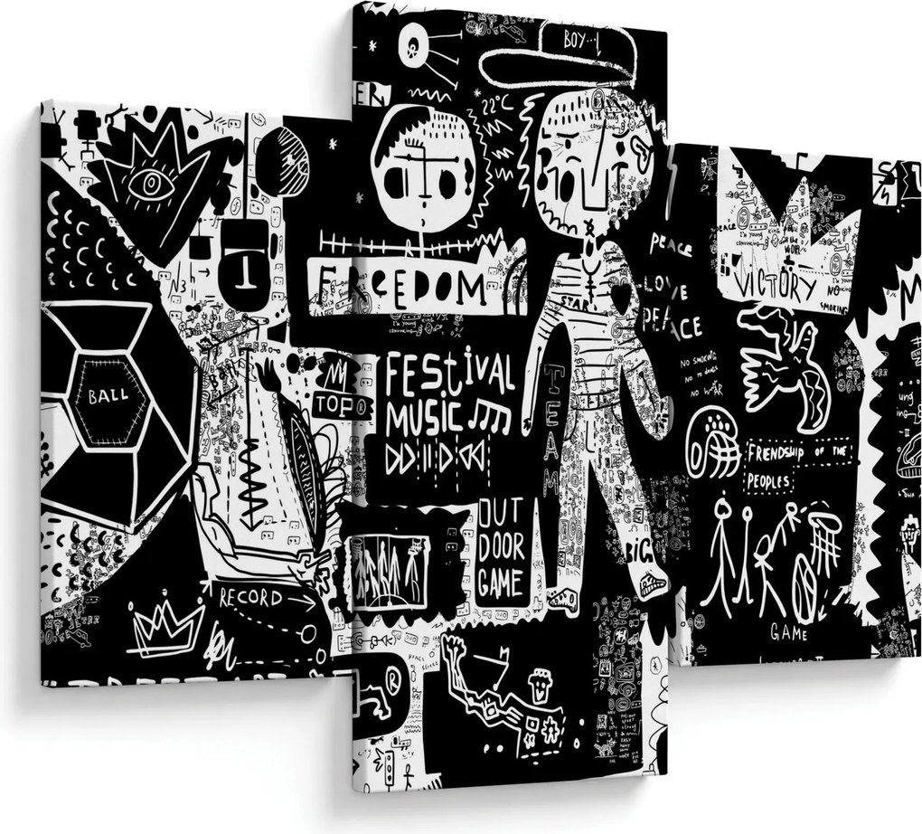 Kép - Graffiti (90x60 cm)