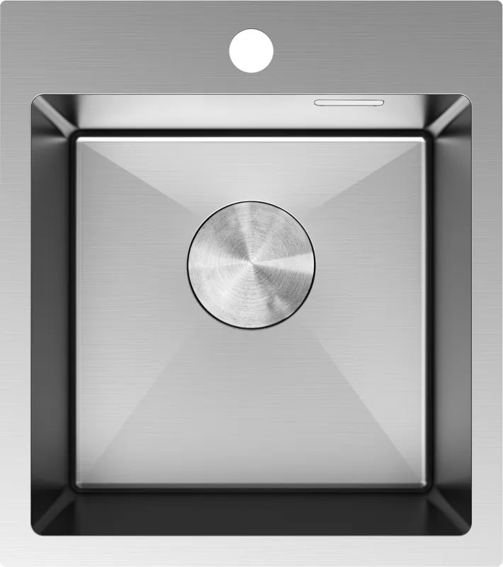 Mexen Solix acél mosogató 1-medencés 400 x 450 mm, inox - 6401401000-01