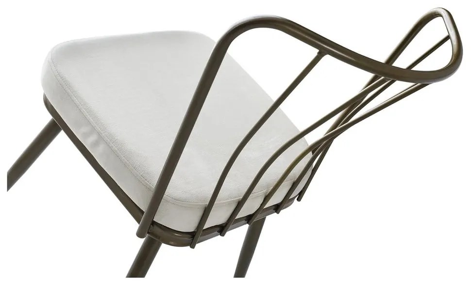 Szürke fém étkezőszék szett 2 db-os Yildiz – Kalune Design