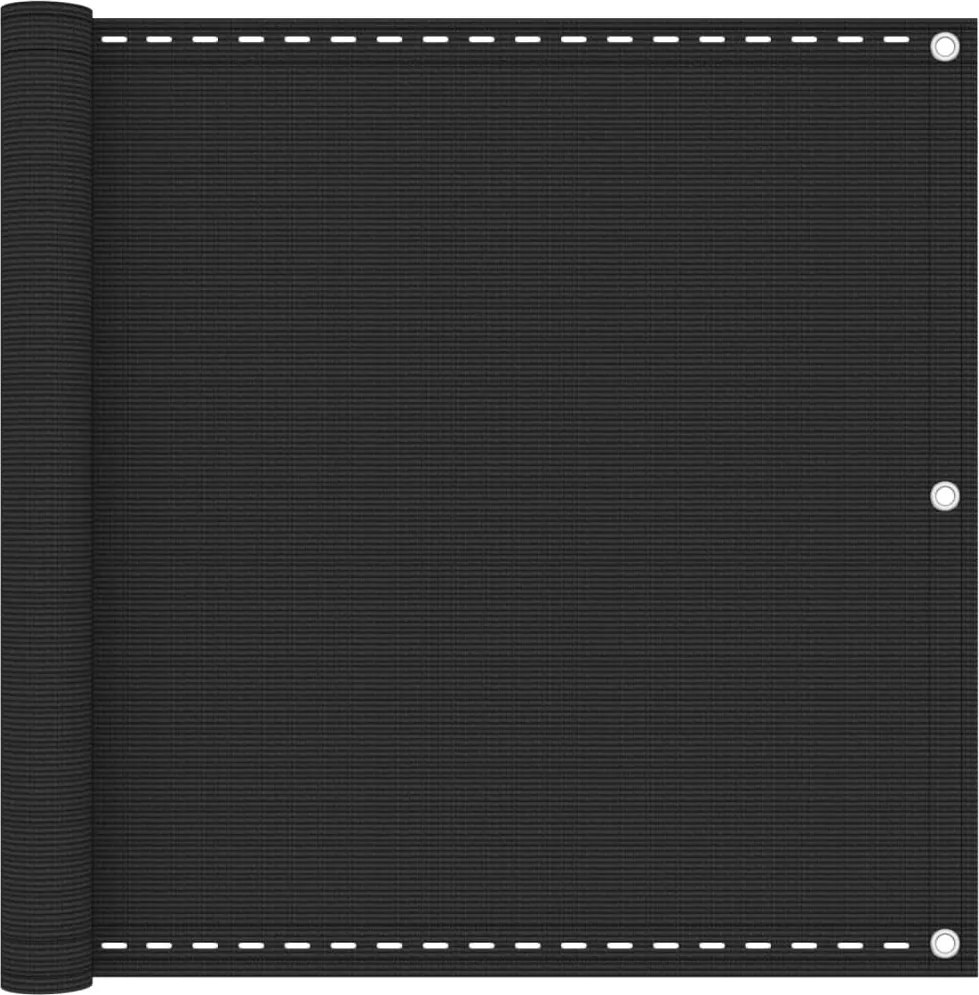 vidaXL antracitszürke HDPE erkélyparaván 90 x 300 cm