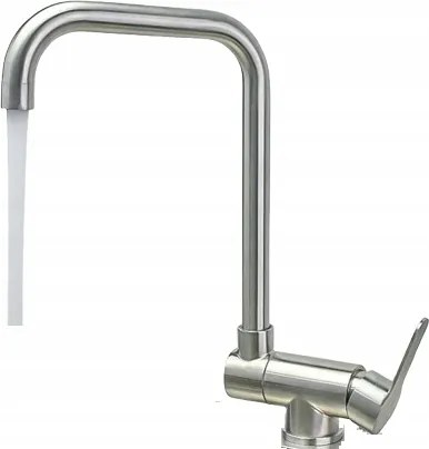 Konyhai csaptelep Ablak Alá Inox Acél IX Összecsukható konyhai csaptelep