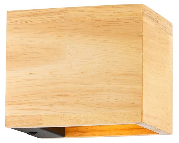 2 darabos intelligens fali lámpa szett tölgyfából Wi-Fi G9-es foglalattal - Transfer