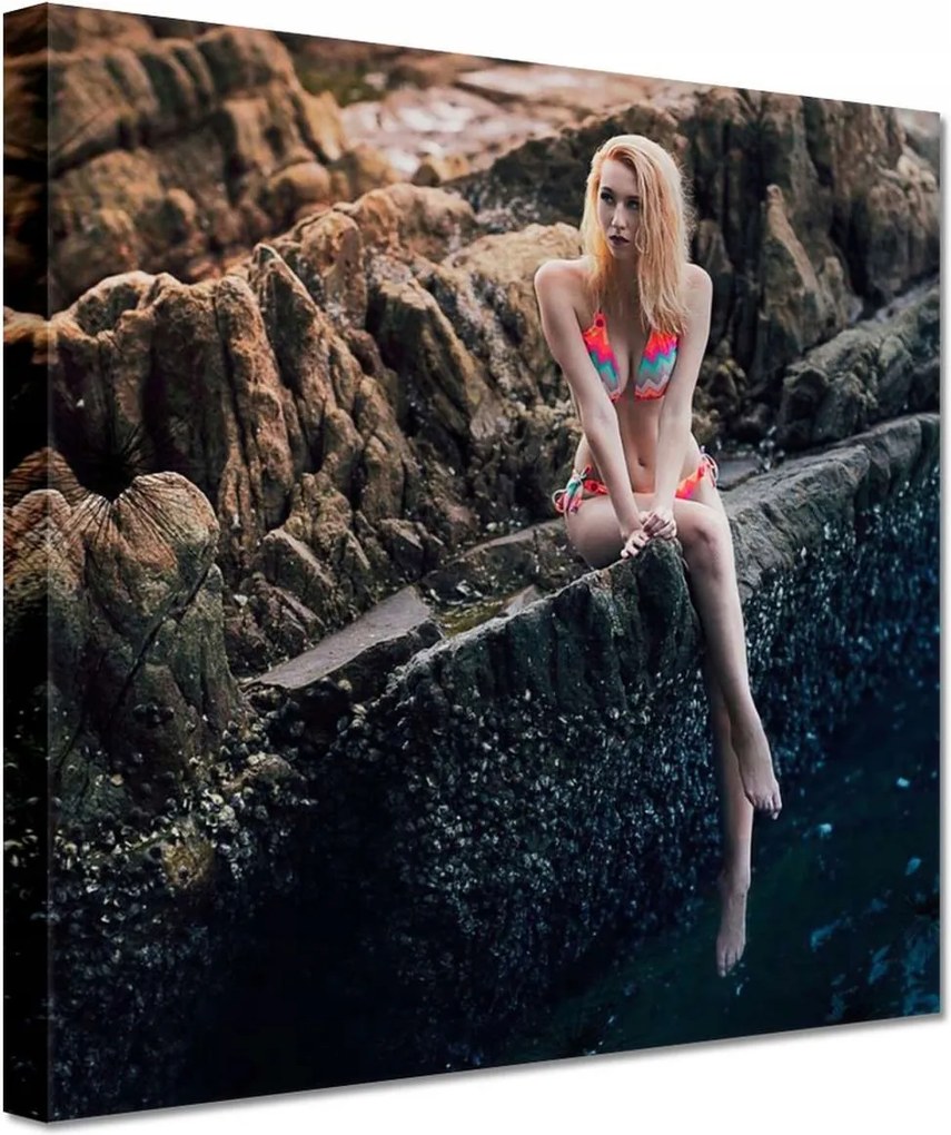 Vászonkép 60x60 Csinos nők Csajok Nagymamák