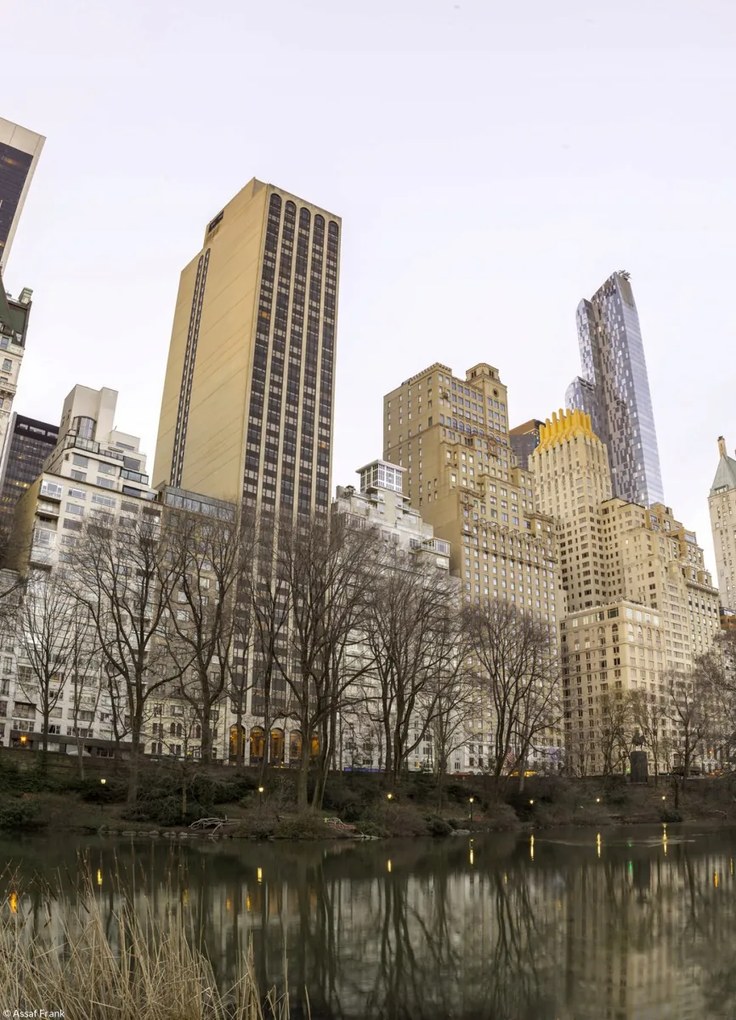 Poszter 20,5x28,4cm Központi park Manhattan panorámával 3, Assaf Frank