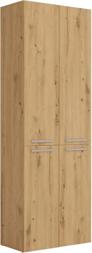 2K DD fürdőszoba szekrény, tölgy