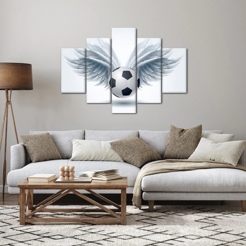 Kép - léggömb szárnyakkal (150x105 cm)