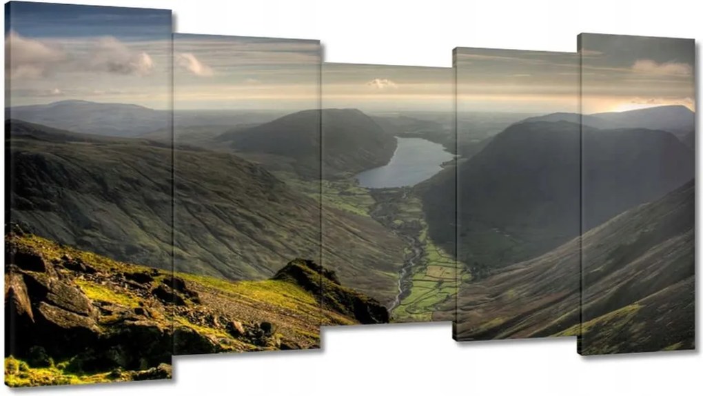 Festmények 150x80 Hegyi tájkép