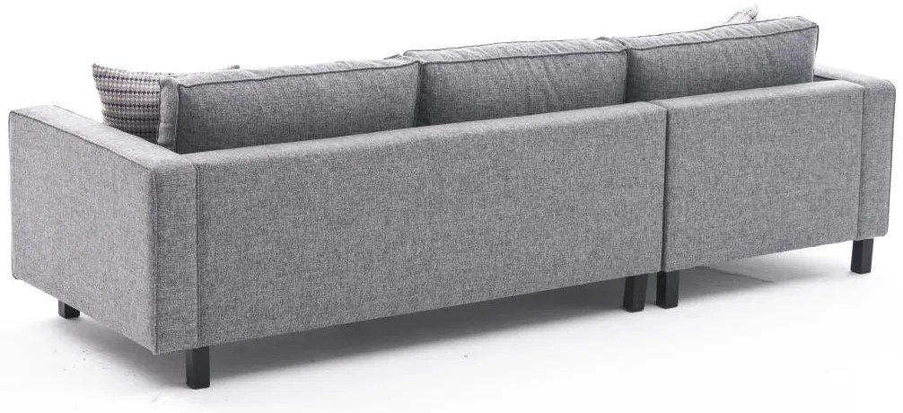 Sarokkanapé Kale Linen Balos - Szürke