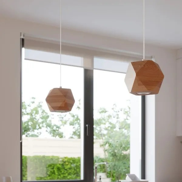 Sollux SL.1011 - Csillár zsinóron WOODY 1xGU10/40W/230V