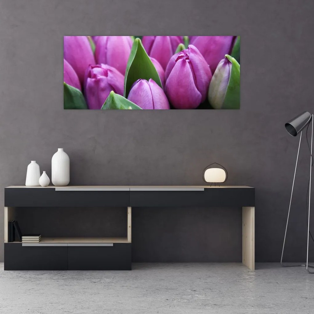 Kép - tulipánok (120x50 cm)