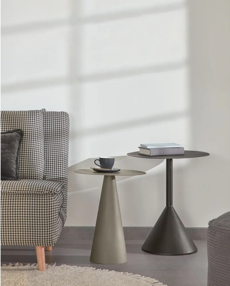 Fém kerek tárolóasztal ø 40 cm Shirel – Kave Home