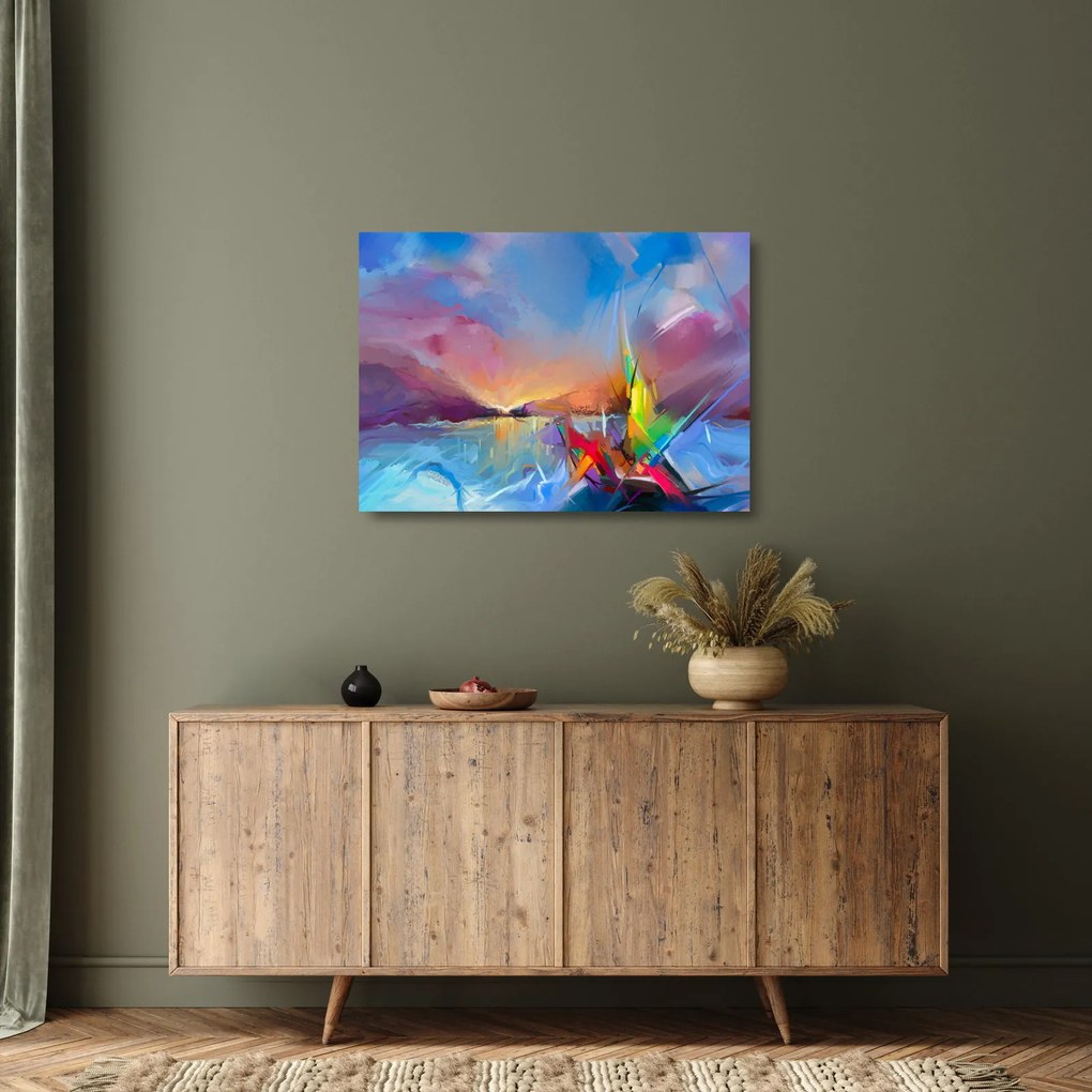 Kép - Naplemente (üvegen) (70x50 cm)