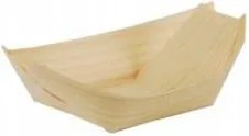 Fingerfood Tálka Fa Csónak 16,5x8,5 50 darab