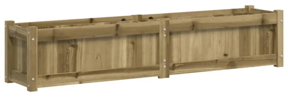 impregnált fenyőfa virágláda 150x31x31 cm
