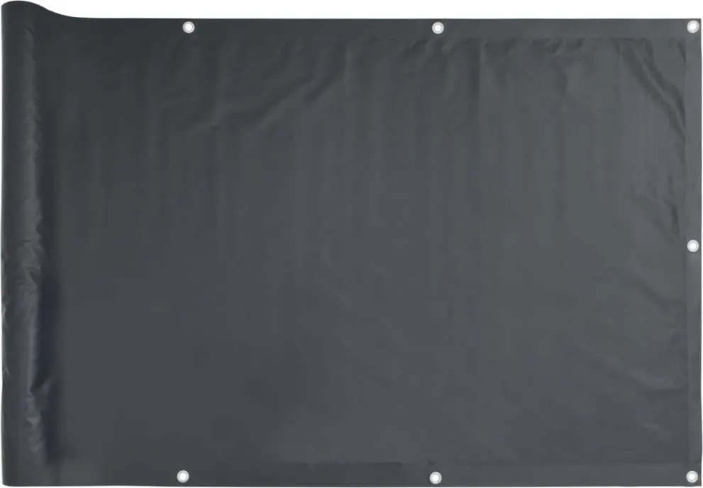 vidaXL antracitszürke oxford-szövet erkélyparaván 120 x 500 cm
