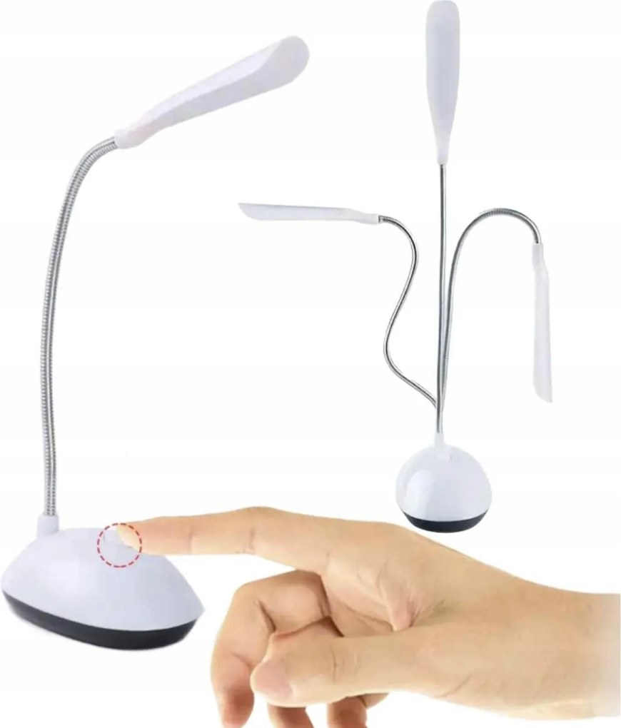 Vezeték nélküli LED-es asztali lámpa Hordozható olvasáshoz és munkához az íróasztalon