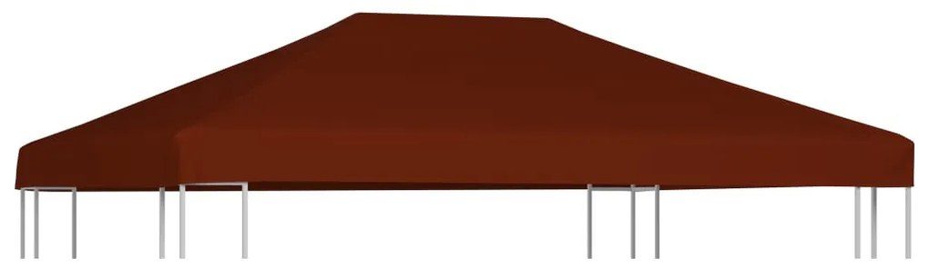 terrakotta pavilon tetőponyva 310 g/m² 3 x 4 m