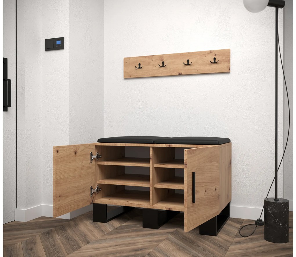 Előszobabútor Amanda 21 (artisan tölgy + bézs). 1086037