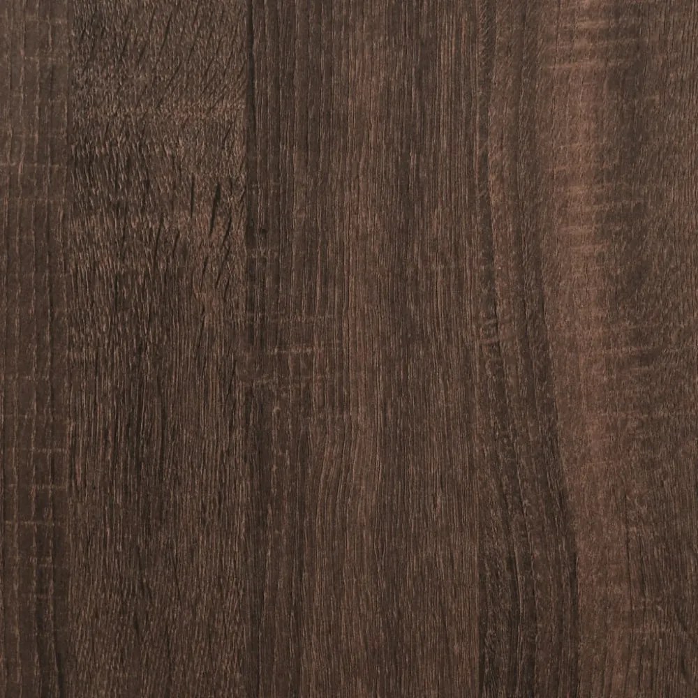 barna tölgy kanapéágy fiókkal matrac nélkül 75x190 cm