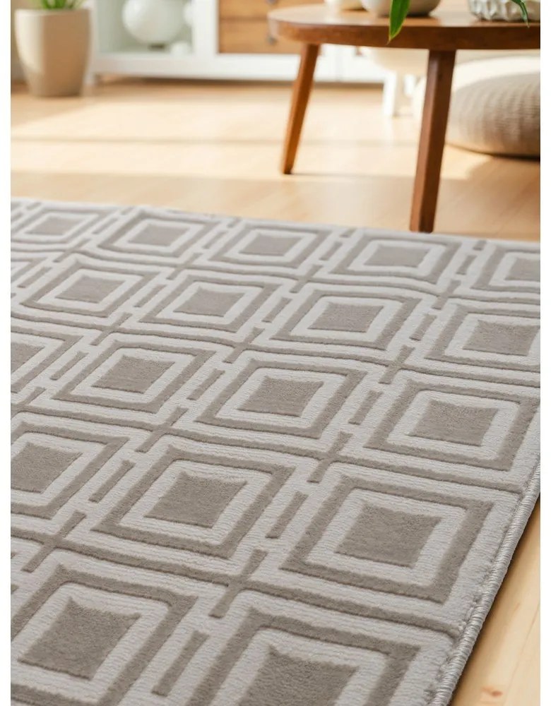 Krémszínű futószőnyeg 80x240 cm Perles Howlite – Elle Decoration