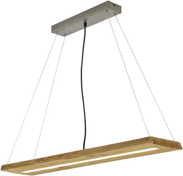 TRIO 323710130 BRAD Modern Led Függesztett Lámpa Sötét Fa, Világos Fa LED IP20