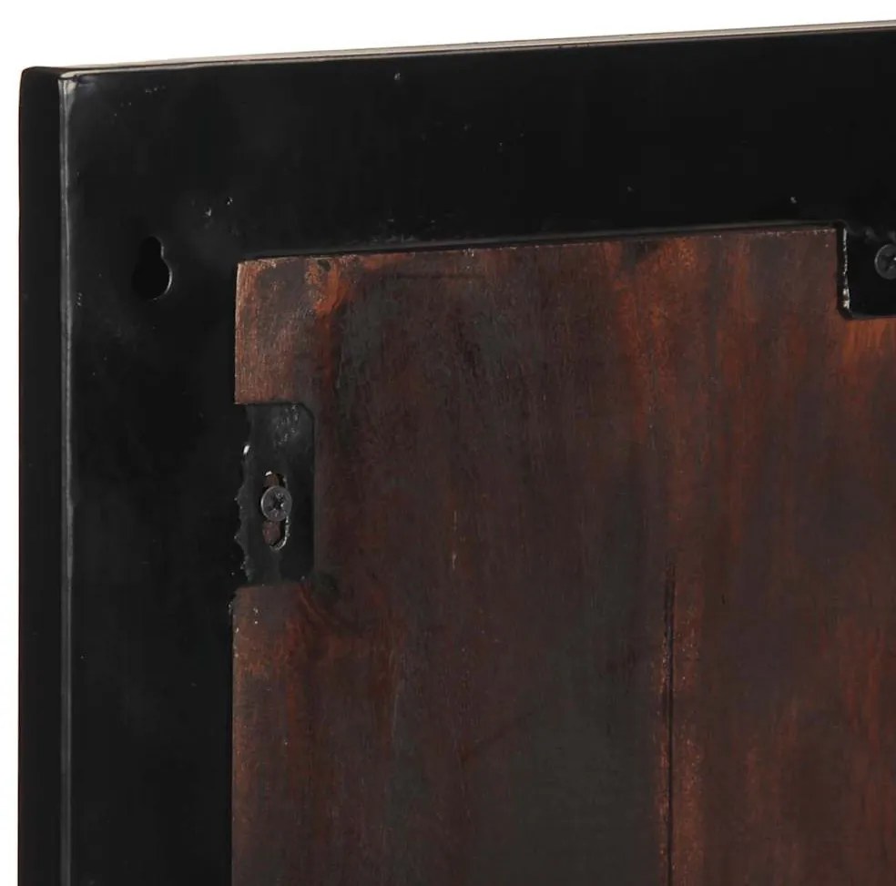 kabátállvány többszínű 40x2x80 cm tömörfa, újrahasznosított fa