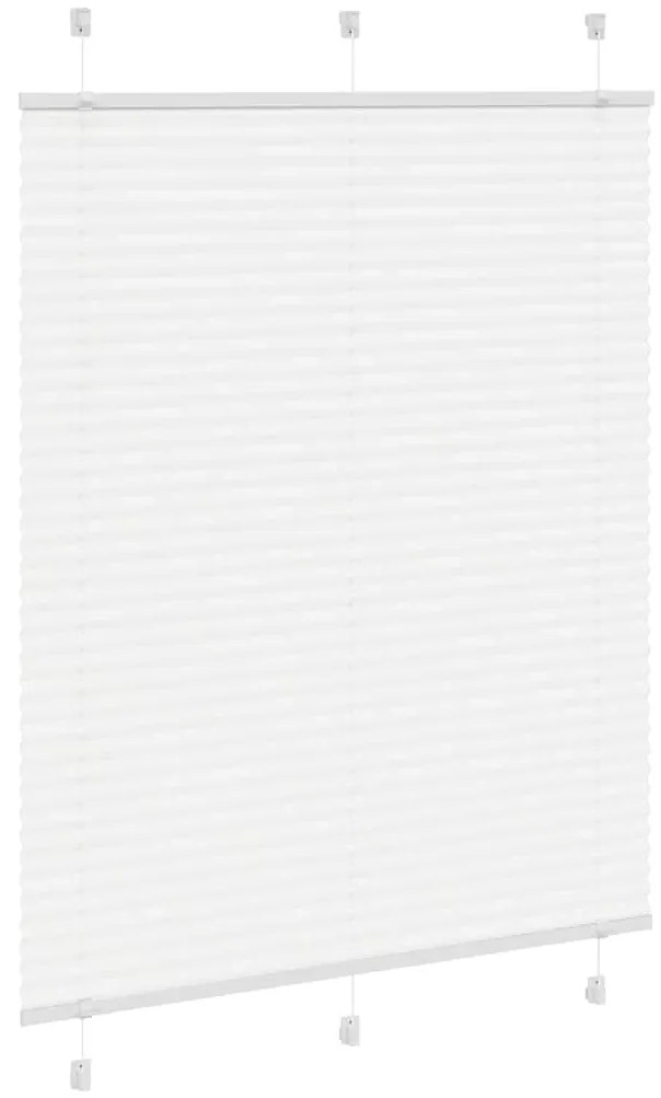 pliszírozott redőny Fehér 105x100cm szövetszélesség 104,4cm