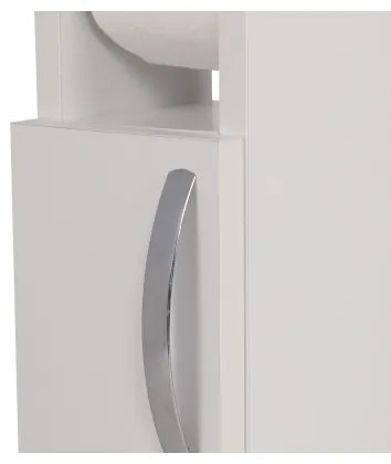 Szekrény WC-papír tartóval STAR 65x15 cm fehér