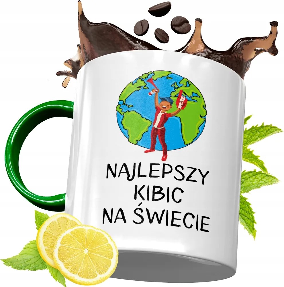 Zöld Bögre Szurkolóknak Születésnapi Ajándék fényképes nyomtatással