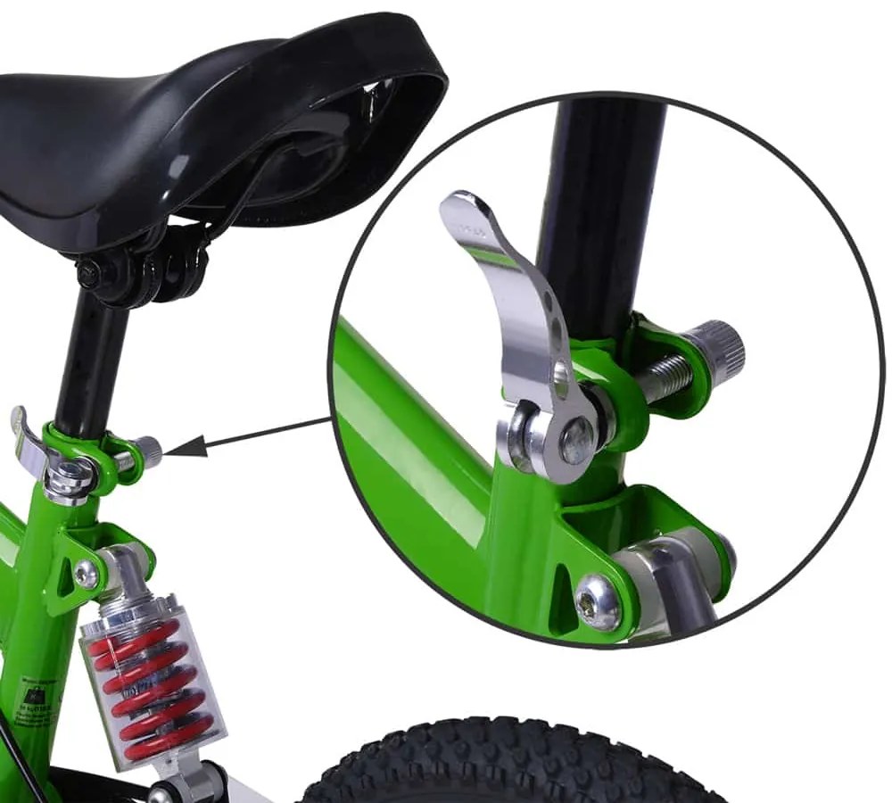 Rennmeister® Gyerek futóbicikli rugózással – zöld