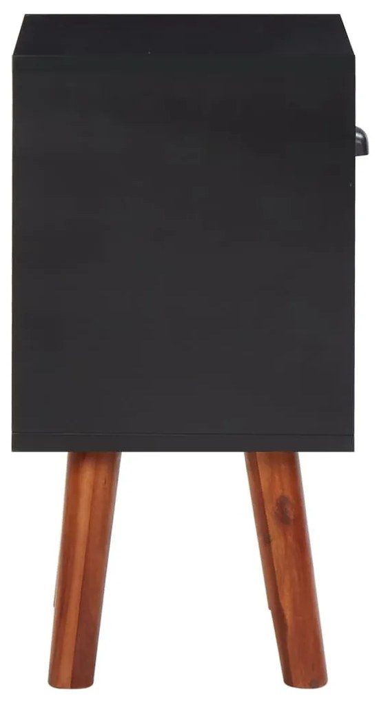 Tömör akácfa éjjeliszekrény 40 x 30 x 57 cm