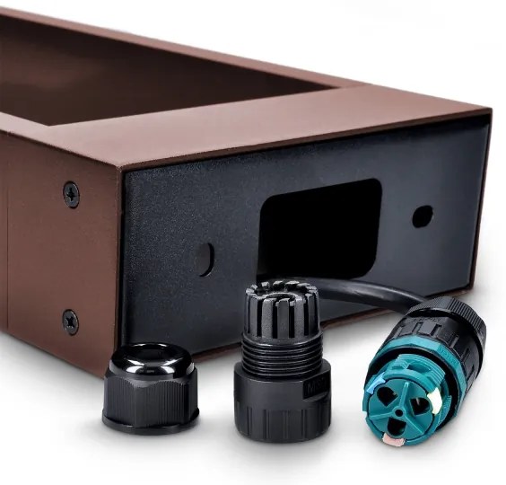 Brilagi - LED kültéri lámpa BARI LED/7W/230V 3000/4000/6000K barna IP54 30 cm