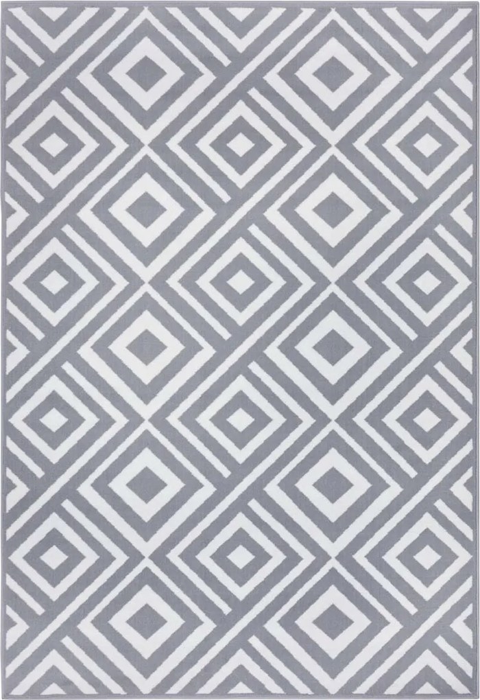 Modern krémszürke szőnyeg nappaliba,puha szőr mintás 160x230cm