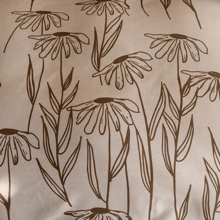 Mikroszálas flanel ágyneműhuzat MINARO bézs Ágyneműhuzat mérete: 70 x 90 cm | 140 x 200 cm