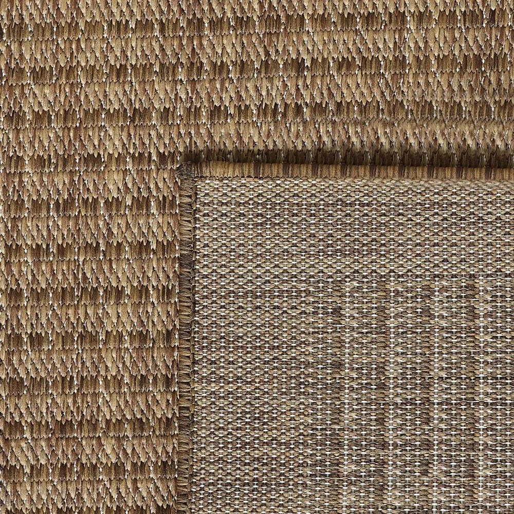 Natúr színű kerek kültéri-beltéri szőnyeg ø 200 cm Giza 1410 – Ayyildiz Carpets