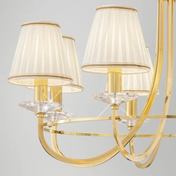 Kolarz 330.85.8C IMPERIAL kristály csillár láncon 5xE14/60W/230V arany