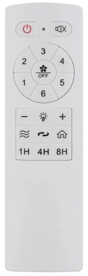 Globo 03666S - ARMANDO LED mennyezeti ventilátor 20W 3000-6500K DO-val