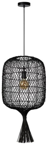 Lucide 03436/40/30 - Csillár zsinóron GARVE 1xE27/40W/230V fekete