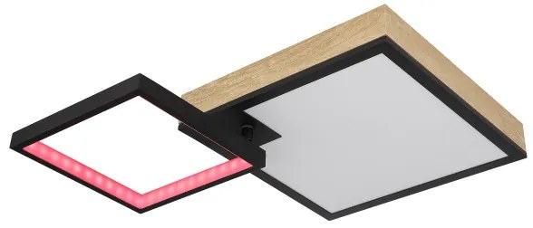 Globo 41392-21 - JACKY LED RGBW dimm. lámpa 21W+3W, 230V, távirányítóval