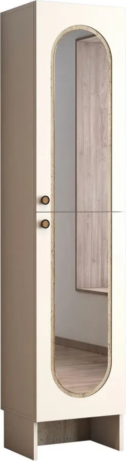 Palermo előszobafal, krém-travertin, 45 cm – TR845HCT4239