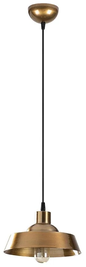 Aranyszínű függőlámpa fém búrával ø 22 cm Berceste – Opviq lights