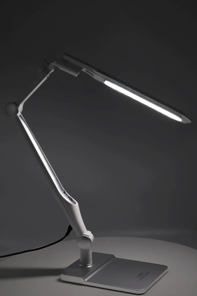 KAJA K-BL1207 SREBRNY MICA Ezüst Színű Asztali Lámpa 10W LED 950Lm 3000-6000K IP20