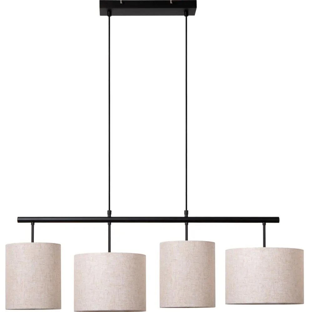 Lucide 45409/04/38 - Csillár zsinóron MAYA 4xE27/40W/230V krémes