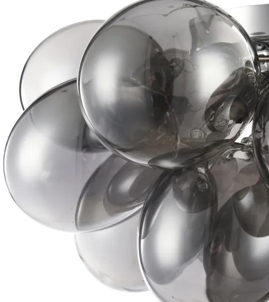 Maytoni MOD112-04-N - Mennyezeti lámpa BALBO 4xG9/28W/230V szürke/króm