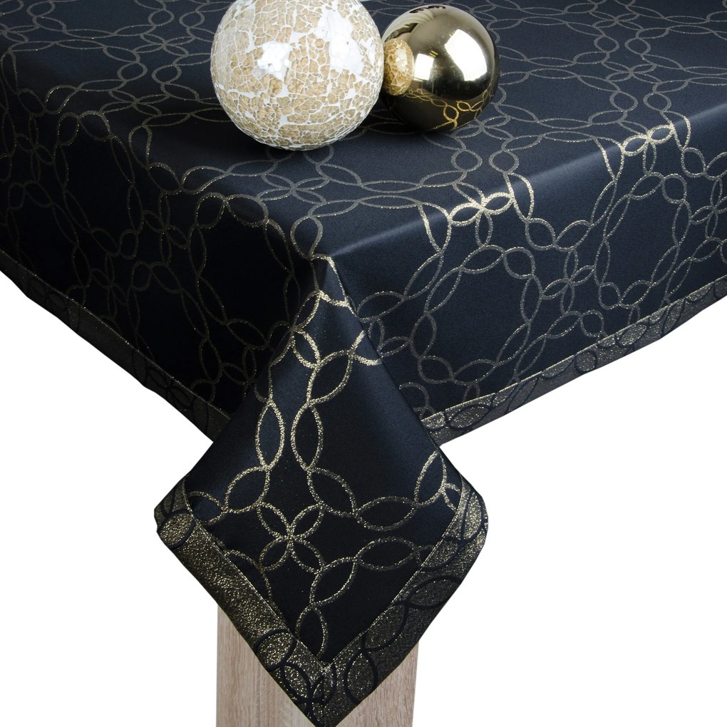 abrosz foltálló Modern 240x140 fekete arany