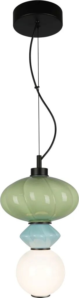 Italux modern függeszték tordi fehér matt fehér kék opál zöld itxpnd-94721-1a-mlti